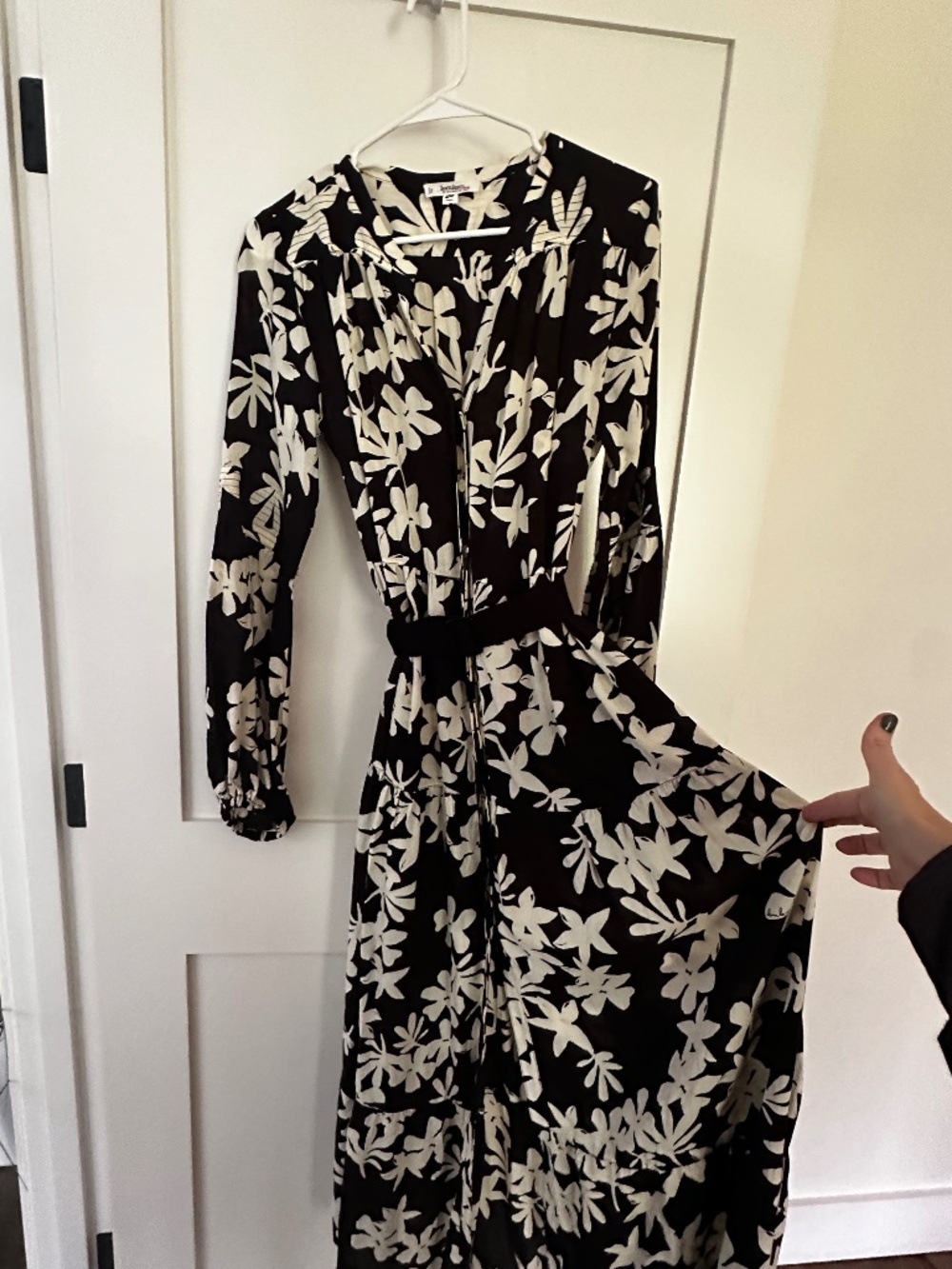 LemLem Black & White Printed Dress - M